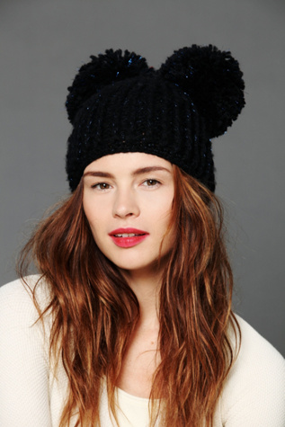 Double Pom Pom Beanie