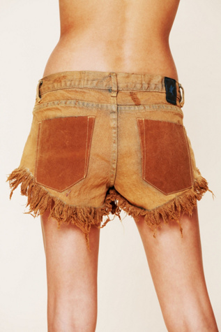Bonitas Suede Pocket Cutoff