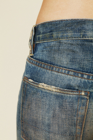 Oil Stained Boyfriend Jean