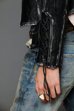 Vanesa Embroidered Leather Jacket