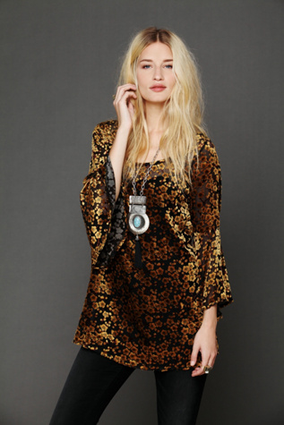 Noir Velvet Tunic