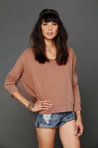 Jade Fringe Pullover