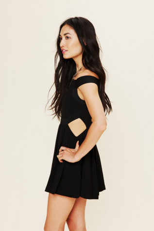 Sibling Bandeau Skater Dress