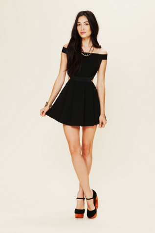 Sibling Bandeau Skater Dress