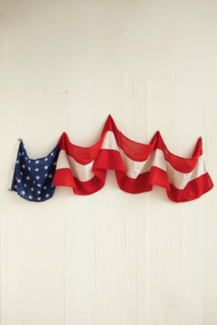 Vintage Red, White, and Blue Banner in vintage-loves-objects
