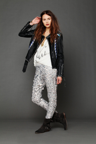 Disco Sequin Harem Pants