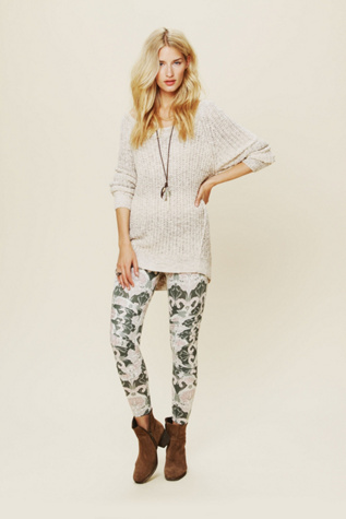 Printed Pusher Pant