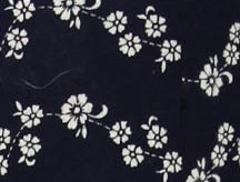Navy / White Ditsy