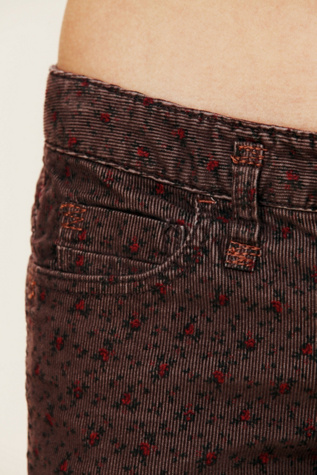 Printed Corduroy Skinny