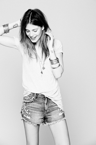 We The Free Retro Stripe Tee in clothes-the-tee-shop