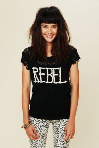 Rebel In Lace Tee