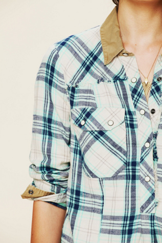 Plaid Pullover