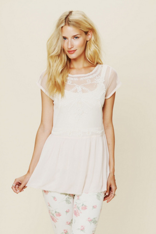 Free People Beaded Fancy Tunic