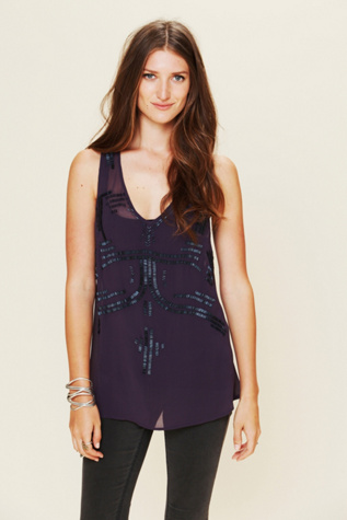 Follow My Lead Beaded Tank