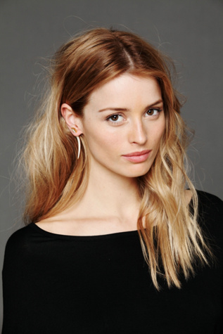 Carved Horn Earrings