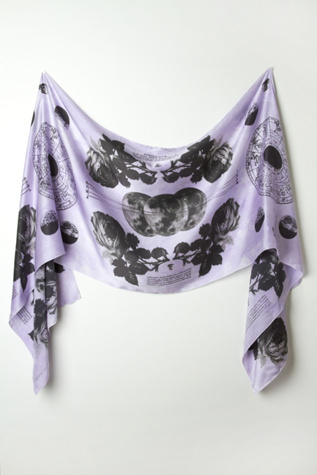 Galileo's Moon Silk Scarf