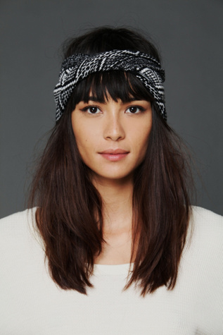 Diamond Jacquard Twist Headwrap