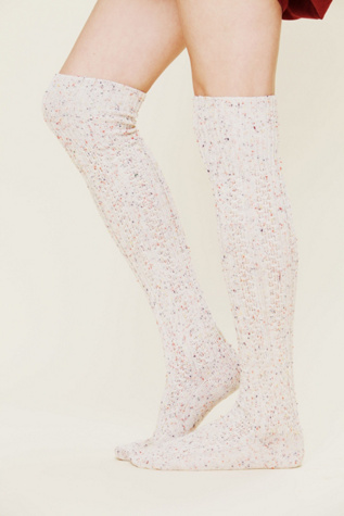 Speckled Spun Tall Sock