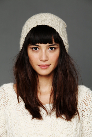 Metallic Thread Beanie