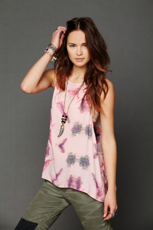 On The Drape Tie Dye Tank