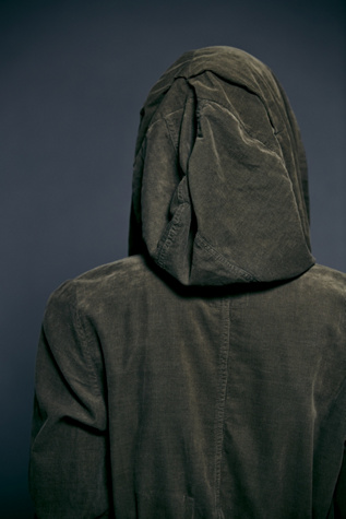 Twice Zipped Hooded Jacket