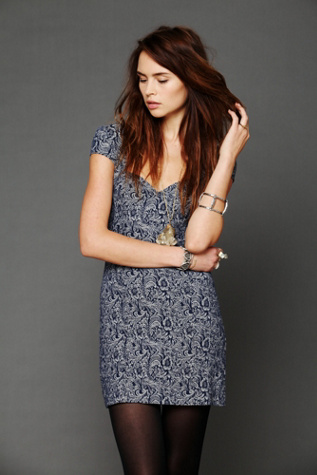 Floral Denim Sweetheart