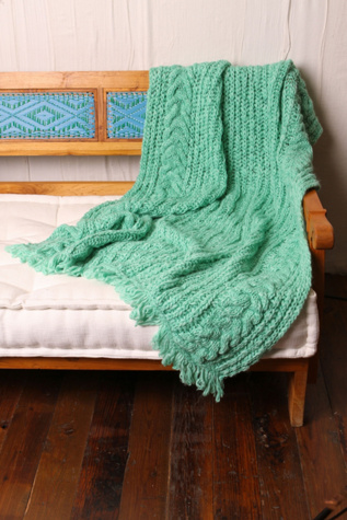 Cable Knit Throw
