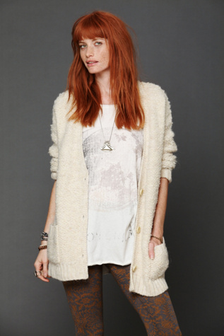 Oversized Panda Cardi