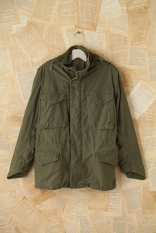Free People Vintage Hooded Miltary Cargo Jacket in vintage-jackets