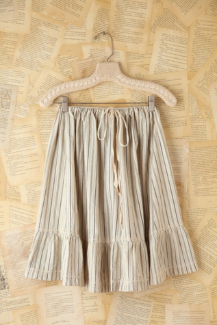 Free People Vintage Striped Midi Skirt in vintage-skirts