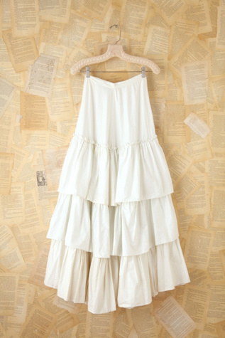 Free People Vintage Long Tiered Skirt in vintage-skirts