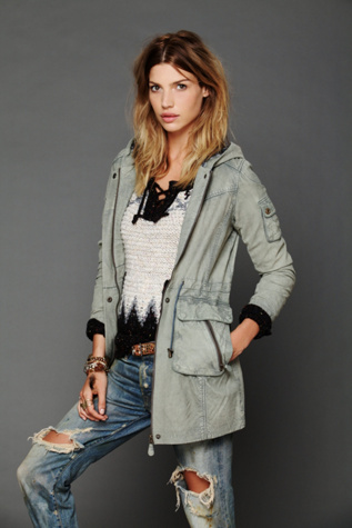 Hooded Leather Jacket in catalog-oct-12-catalog-oct-12-catalog-items