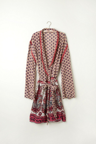 FP ONE Border Print Sleep Robe