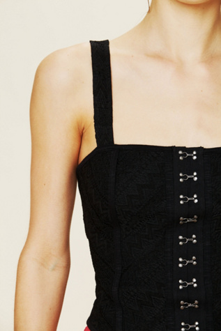 Patchwork Corset Tank