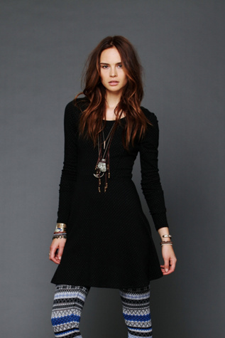 Molly's Lace Up Fit N Flare