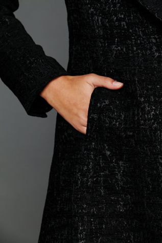 Long Winter Embroidered Coat