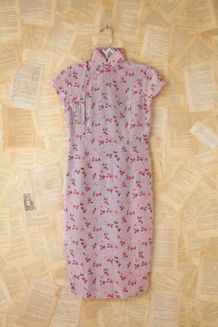 Free People Vintage Floral Printed Silk Dress in Vintage-Dresses