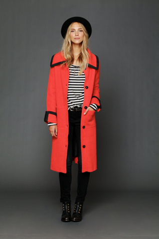 FP New Romantics Long Molly Sweater Coat