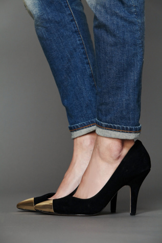 Selena Metal Toe Heel