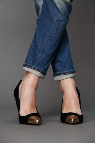 Selena Metal Toe Heel