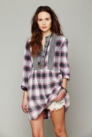 Freeport Plaid Shirtdress