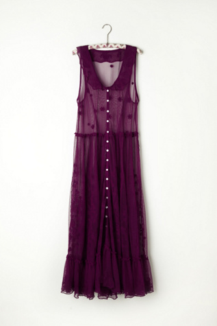 Embroidered Button Front Slip in intimates-slips-and-bloomers-slips