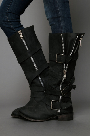Marlo Zip Buckle Boot