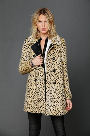Leopard Swing Coat
