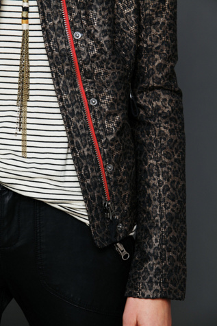 Leopard Zip Jacket