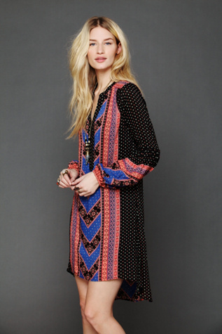 Peacemaker Print Shapeless Dress