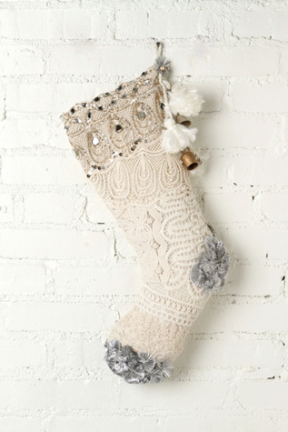 FP ONE Tinsel and Lace Stocking