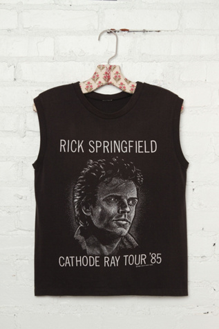 Vintage Rick Springfield 1985 Tour Tee in Vintage-Loves-vintage-tees