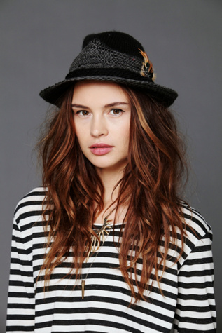 Feather Trim Fedora