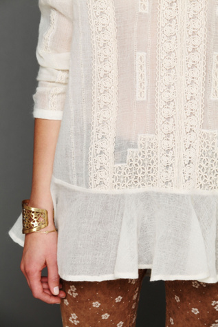 FP New Romantics Trailing Stars Flounce Tunic